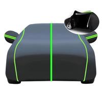 Bâche Voiture Extérieur Anti Grele pour Fi t 124 Spider 2000-2024，Bache Voiture Anti-grêle，Housse Voiture Respirante Étanche，Tissu Oxford，Résistant Aux Rayons UV, Aux Rayures(Black Green)