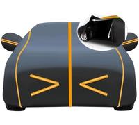 Bache Voiture Exterieur Anti Grêle pour Mercedes-Benz Vito W447, Housse Voiture Respirante Étanche,Tissu Oxford,Résistant Aux Rayons UV, Aux Rayures Et Les Huiles d'arbre(Black Orange)