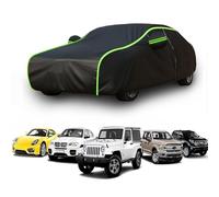 Bâche Voiture Extérieur Anti Grêle pour Porsche Cayenne S 955 2002-2007, Housse De Protection Imperméable À L'eau, Anti-UV, Respirante, Résistant À La Poussière,Pluie,Rayures Et Neige Avec(Black-green