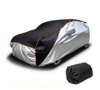 Bâche Voiture Extérieur Anti Grêle pour Renault Coupe Corbusier,Housse de Protection Anti-grêle,Contre Pluie Poussière Soleil,épaissie(Argent-Noir)