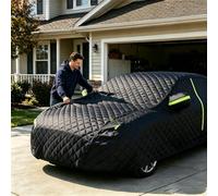 Bache Voiture Exterieur Anti Grele pourPeugeot Pars 2000-2023,Housse Auto Protection complète Toutes Saisons - Contre la grêle, la Pluie, la Neige et Le Vent,XJ954