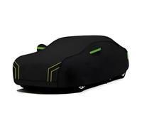 Bache Voiture Exterieur Compatible avec Hyundai i10 2007-2024，Étanche Respirante Bâche de Voiture Protection Intérieure Extérieure Tout Temps，Savec Bande Réfléchissante(Black Green)