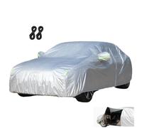 Bâche Voiture Exterieur Housse de Protection PEVA Imperméable,Ouverte Latérale,Coton Doublure,Anti UV Neige Poussière 490x190x150cm