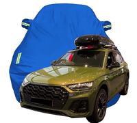 Bache Voiture Extérieur pour Audi Q5 S Line 40 TDI Quattro, Bâche Voiture Imperméable Tous Temps Protection Respirante Housse de Protection,Blue-Plus-Cotton