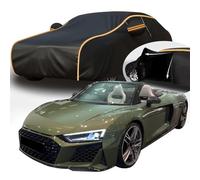 Bache Voiture Exterieur pour Audi R8 Spyder V10 Performance Quattro (620hp), Housse de Protection Voiture Exterieur Étanche Vent Bâche Protection Tout Temps,A