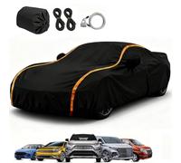 Bache Voiture Exterieur pour Audi TT MK3 8S 2014-2023 Housse Protection Voiture Custom ImperméAble All Weather Anti-UV Sun Snow Dust, Spécialement pour Les Voitures de Sport Noir-C