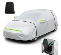 Bâche Voiture Exterieur pour Kia Rio 4(IV) YB 2017-2024, Housse de Voiture étanche Toutes Saisons Garage Complet Protection, Ouverte Latérale pour Cabine,Silver