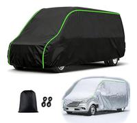 Bache Voiture Exterieur pour Renault Trafic 3 Phase 3 Grand Passenger L2H1 2021 - Housse Voiture Hiver Custom ImperméAble All Weather Anti-UV Sun Snow Dust Nero