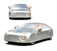 Bache Voiture Imperméable Extérieure pour Genesis GV60 | Avec fermeture éclair côté conducteur, bandes réfléchissantes intégrales, protection UV et anti-vent