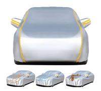 Bache Voiture ImperméAble pour Tesla Model X 2015-2024, Housse De Voiture ExtéRieure, Toutes Saisons, ImperméAble, Coupe-Vent, Soleil, Pluie, Neige, avec Bande RéFléChissante Et Fermeture éClair