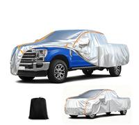 Bâche Voiture Pickup Étanche pour RAM 2500/3500 Mega Cab II 2025-,Housse de Protection Extérieur Complète Anti Soleil Neige Poussière,avec Sac de Rangement-Argent