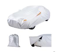 Bâche Voiture pour Berlines Taille Moyenne-VEVOR-Housse de Protection Auto Complète-Protection contre Soleil Pluie-Argentée