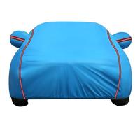 Bache Voiture pour BMW X5 Edition 10 Jahre 2009, Résistant Neige poussière Anti-Neige Housse De Protection Imperméable Quatre Saisons avec Zip,C/Blue