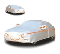 Bâche Voiture pour V lksw gen ID.4(458,5x185,2x163,1cm),Respirant,respectueux de l'environnement,Doublure en Coton,résistant à la Pluie et à la Neige,Anti-âge