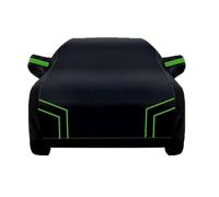 Bache Voiture Quatre Saisons Compatible avec Mazda 3 MPS 2006-2013,Housse de Voiture extérieure résistante au Vent et à la Neige (Black Green)