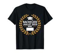 Bachelier 2025 Félicitations BAC Souvenir Avec Note Garçon T-Shirt