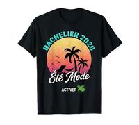 Bachelier 2026 Vacances Mode on Été Activé Bac T-Shirt