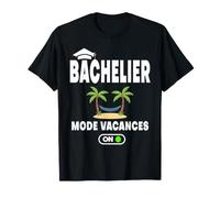 Bachelier Vacances activé réussite Baccalauréat diplôme Bac T-Shirt