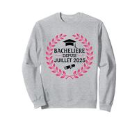 Bachelière 2025 Félicitations Réussite BAC Souvenir Fille Sweatshirt