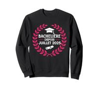 Bachelière 2025 Félicitations Réussite BAC Souvenir Fille Sweatshirt