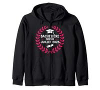 Bachelière 2026 Félicitations Réussite BAC Souvenir Fille Sweat à Capuche