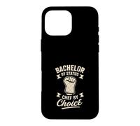Bachelor Qui Cuisine Bien, Chef à Domicile, Cuisinier en Solo, compétences en Cuisine Coque pour iPhone 16 Pro Max