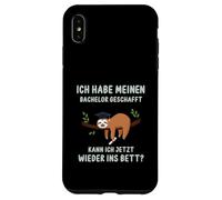 Bachelor Retrouvé dans Le Lit Étudiant Cadeau Paresseux Coque pour iPhone XS Max