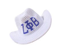Bachelorette Party Cowgirl Caps For Bride Rhinestone Star Top Hat Carnavals Party Hat Adult Photoshoots Headwear Fashion Accessory