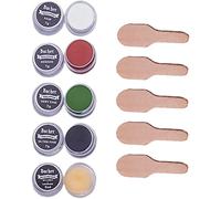 Bacher Pâte à Polir Couteau - Kit d'Essai, Baume, Strop Cuir - 4 x 7 g | Quatre grains à tester | Cire d'abeille, lanoline | 0,4 à 5 microns | Cinq applicateurs offerts | Débutant ou cadeau