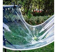 Bâches, Bâches Transparentes Robustes 2 x 2 m - Vinyle PVC imperméable, épaisseur 0,36 mm, Bâche Transparente avec œillets et Bords renforcés pour Une Protection extérieure Contre la Pluie,