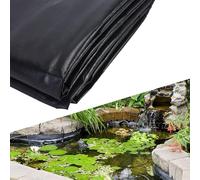 Bâches de Bassin Flexibles en PEHD Noir for Petits bassins, fontaines et ruisseaux, réservoirs de Jardin et pentes de rivière(2x6m)