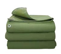 Bâches en toile Bâche de camion imperméable 2mx2m/3mx3m/4mx4m/5mx5m | Bâche de protection robuste : bâche polyvalente pour meubles de jardin : tapis de sol : couverture de piscine : camping : pièce (t