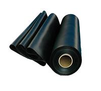 Bâches pour Bassin Doublure D'étang Noir Membrane de Jardin pour Piscine Épaisseur 0.4mm Peaux D'étang Liner pour Les Les fontaines de Jardin,Les Cascades et Les Jardins aquati (1×1m)