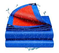 Bâches Robustes et imperméables 1 x 5 m - Bâche en polyéthylène épais avec Bords renforcés et œillets, Coupe-Vent, résistante aux déchirures, idéale pour Le Camping, l'agriculture et la prot