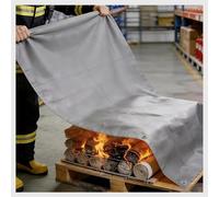 Bâches Robustes et imperméables, Bâches en Vinyle ignifugé, Grandes bâches avec œillets et Bords renforcés, Dimensions finies(5.8x7.8m)