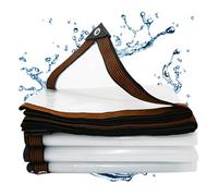 Bâches transparentes avec œillets bâche en plastique robuste et étanche de 8 x 10 pieds pour le camping serre de plant