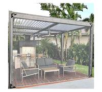 Bâches transparentes robustes pour panneaux latéraux de tonnelle - Rideaux imperméables, anti-poussière et anti-déchirures pour serre, terrasse, jardin, pavillon - Bâche d'extérieur durable avec