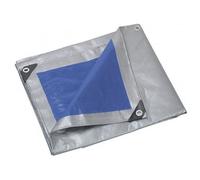 Ribimex Bâche imperméable Pro 6x10 m polyéthylène 250 g/m² œillets alu coins et bords renforcés