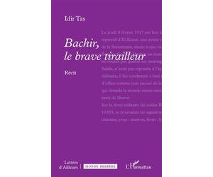 Bachir, le brave tirailleur - Idir Tas - L'harmattan - broché - Roman
