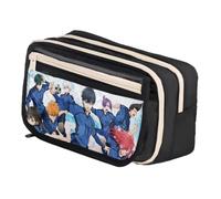 Bachira Meguru Isagi Yoichi Rin Itoshi Trousse à crayons Chigiri Hyoma Trousse à crayons Cadeau pour les fans, Type 12, 21*8*13cm, Trousse à crayons