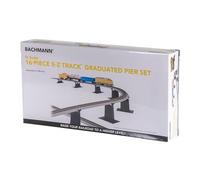 Bachman 16 pièces E-Z Track Graduated Pier Set - Echelle N