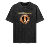 Bachman Turner Overdrive Album Cover Unisex T-Shirt Printed Tee Black Mens Top Shirt L