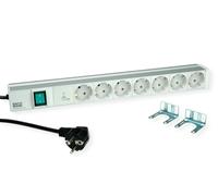 BACHMANN 19" 1HE 7xCEE7/3 1xSPD-Plus 1xcommutateur 2,0m CEE7/7