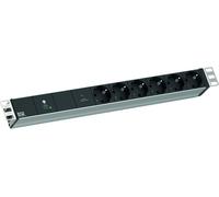 BACHMANN 19" 1HE VM 6xCEE7/3 1xGVS-Plus 2,0m CEE7/7