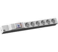 BACHMANN 19" 1UH 6xUTE 1xFI courant 2,0m CEE7/7