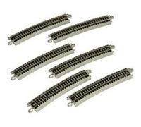 Bachmann 19 Radius Curved Track (6Card) - N Scale G