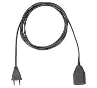Bachmann 233.186 alimentation Rallonge 2.5 A noir 5.00 m H03VVH2-F 2X 0,75 mm²