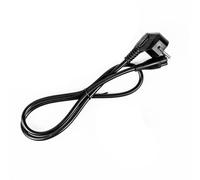 Bachmann 304.1054 : Câble d'alimentation 1m Noir - Prise Type E+F vers IEC C5 (CEE 7/7 - IEC 60320) - H05VV-F - 250V 2.5A