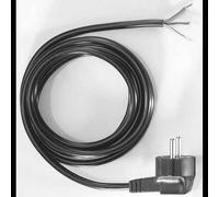 Bachmann 304.174 : Câble d'alimentation 2m Noir, Connecteur Mâle Coude 90°, PVC 7mm