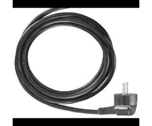 Bachmann 304.175 : Câble électrique Noir 3m, Connecteur 1 Mâle Courbé 90°, Connecteur 2 Non, Manteau PVC, Longueur 3 mètres, Unité